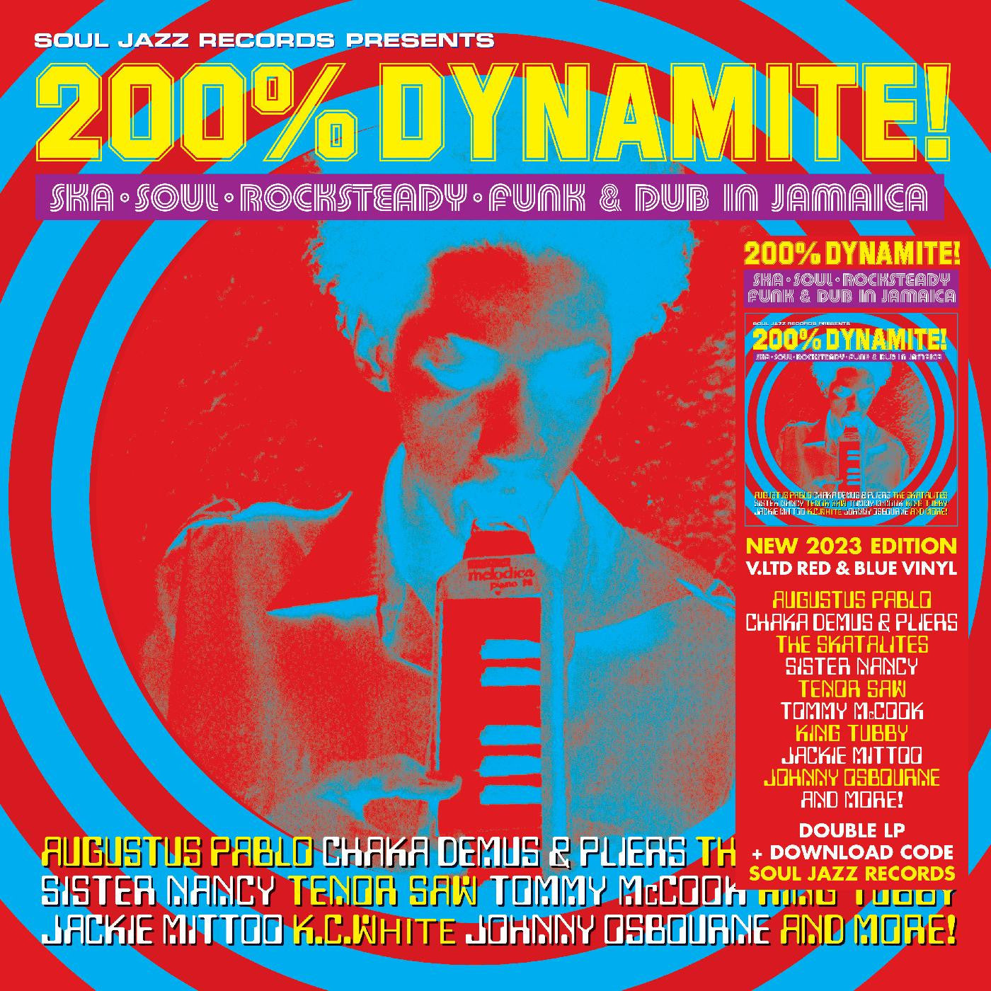 200% Dynamite! A Blend of Ska, Soul, Rocksteady, Funk & Dub on Red/Blue Vinyl